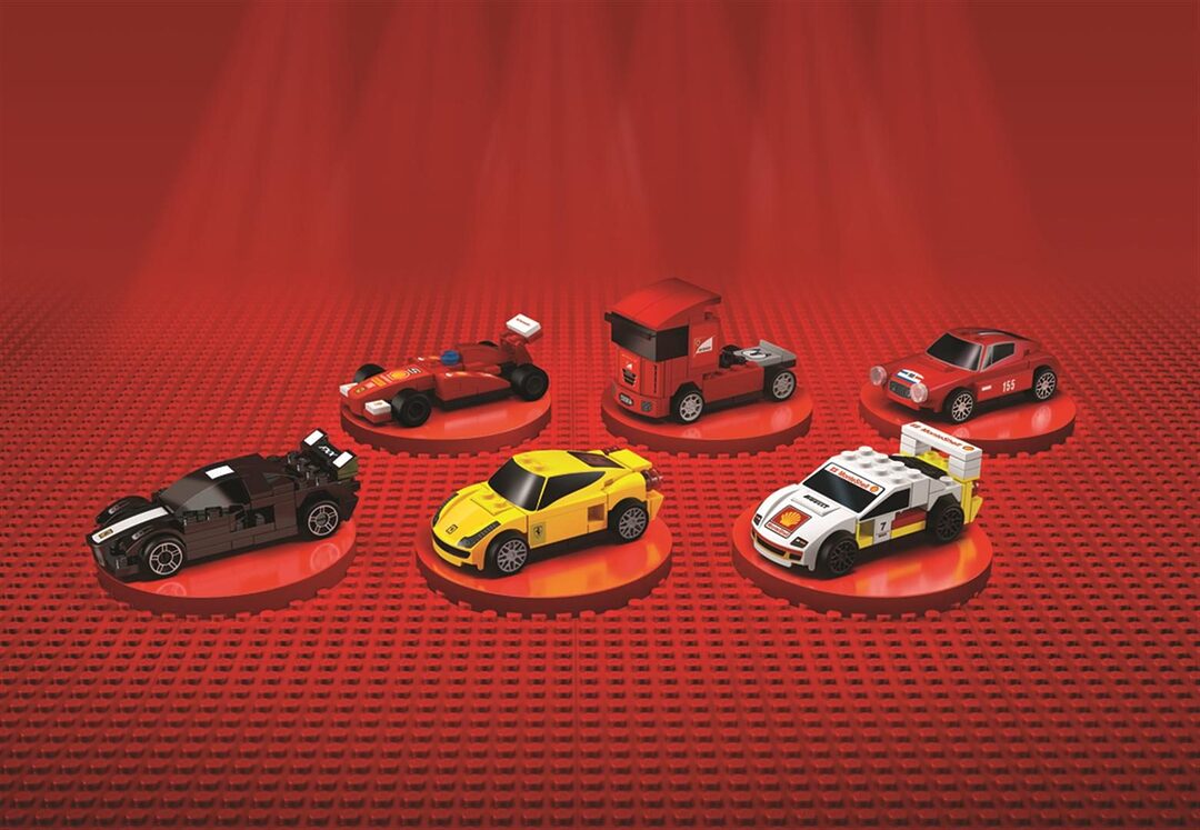 Ferrari Pull back LEGO Cars Now Available at Shell Stations