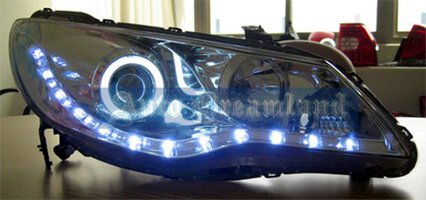 CCFL Angel Eye with Audi LED Look Headlight Lamp - 01.jpg